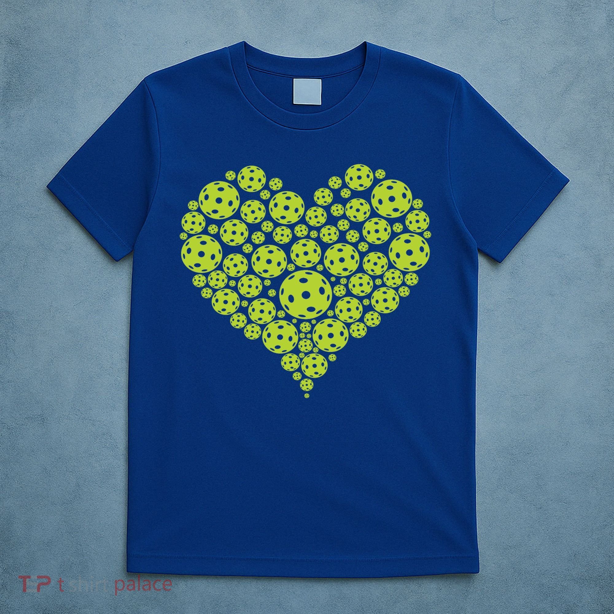 Pickleball Heart Professional Pickleball Game Players Great Gift T-Shirt