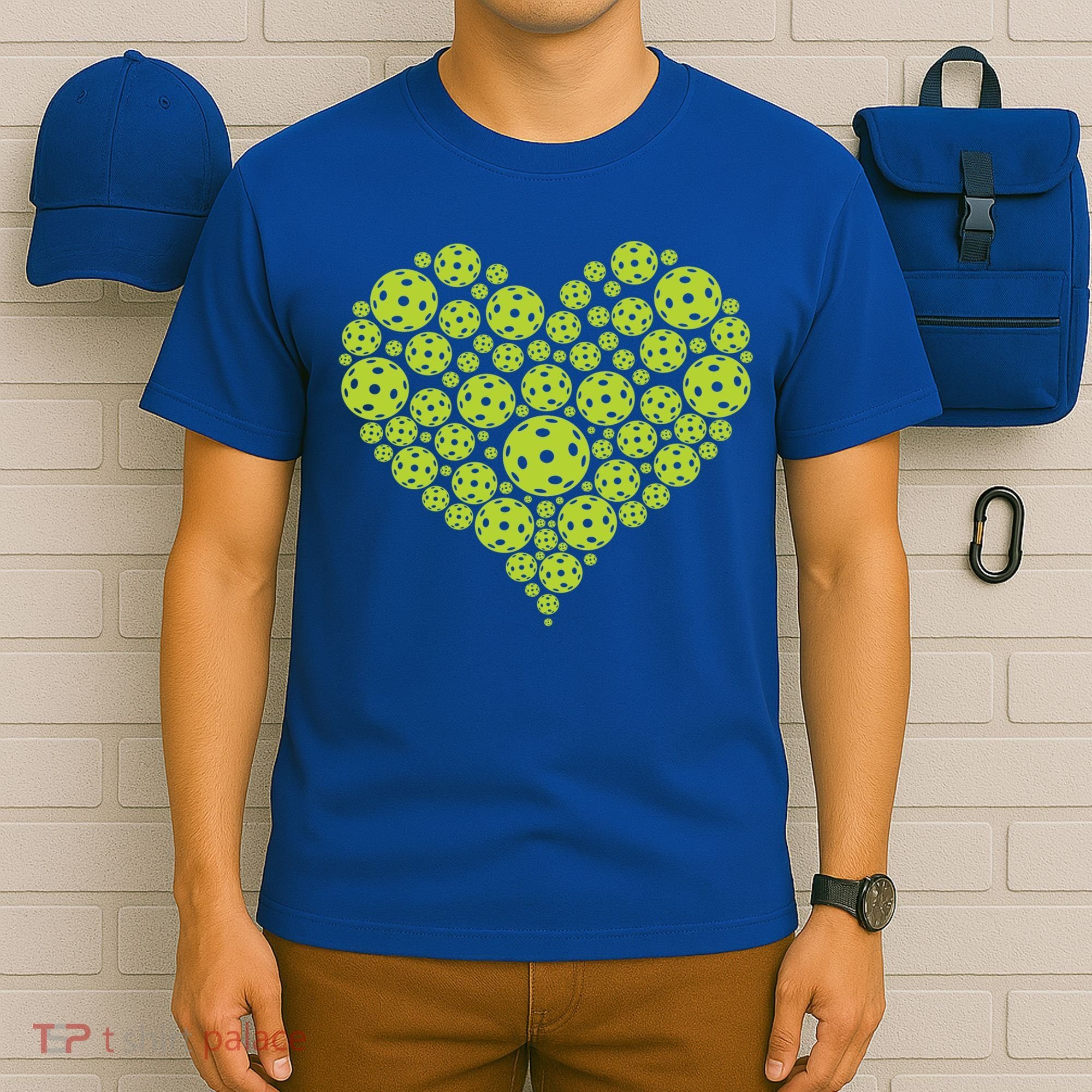 Pickleball Heart Professional Pickleball Game Players Great Gift T-Shirt