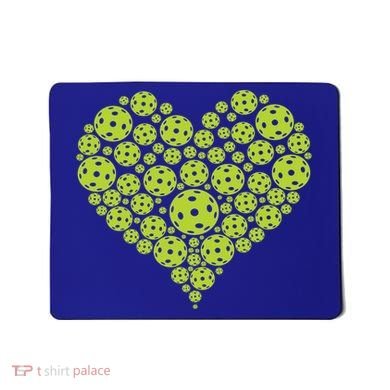 Pickleball Heart Professional Pickleball Game Players Great Gift Mousepad