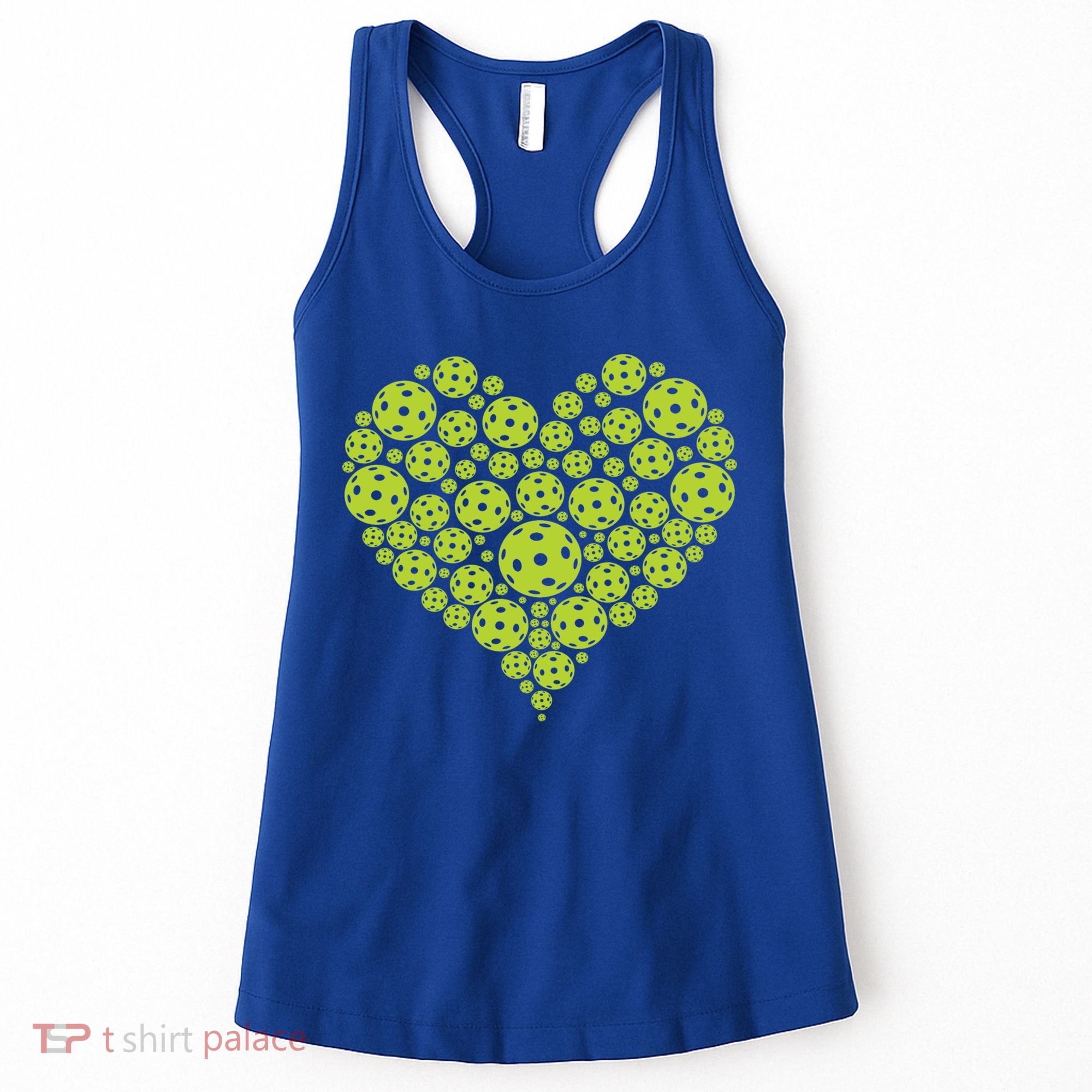 Pickleball Heart Professional Pickleball Game Players Great Gift Women's Tank Top