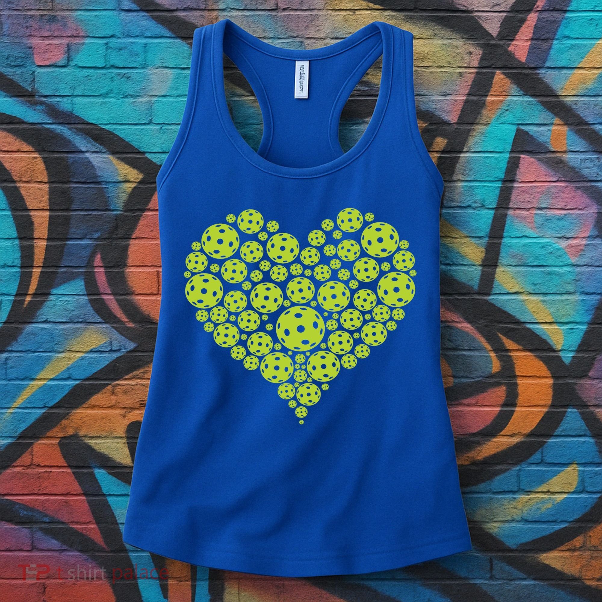 Pickleball Heart Professional Pickleball Game Players Great Gift Women's Tank Top