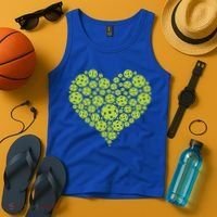 Pickleball Heart Professional Pickleball Game Players Great Gift Tank Top thumb 4