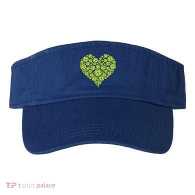 Pickleball Heart Professional Pickleball Game Players Great Gift Visor