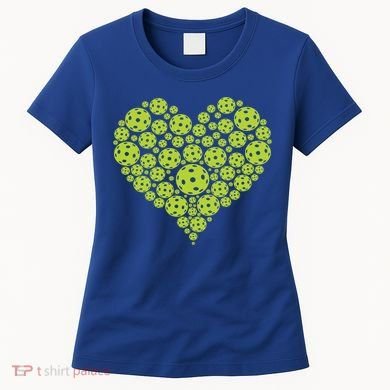 Pickleball Heart Professional Pickleball Game Players Great Gift Women's T-Shirt