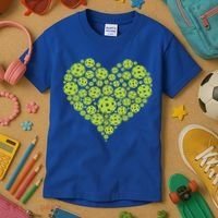 Pickleball Heart Professional Pickleball Game Players Great Gift Kids T-Shirt thumb 3
