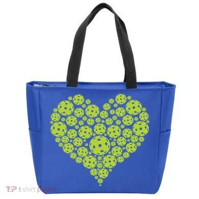 Pickleball Heart Professional Pickleball Game Players Great Gift Tote Bag