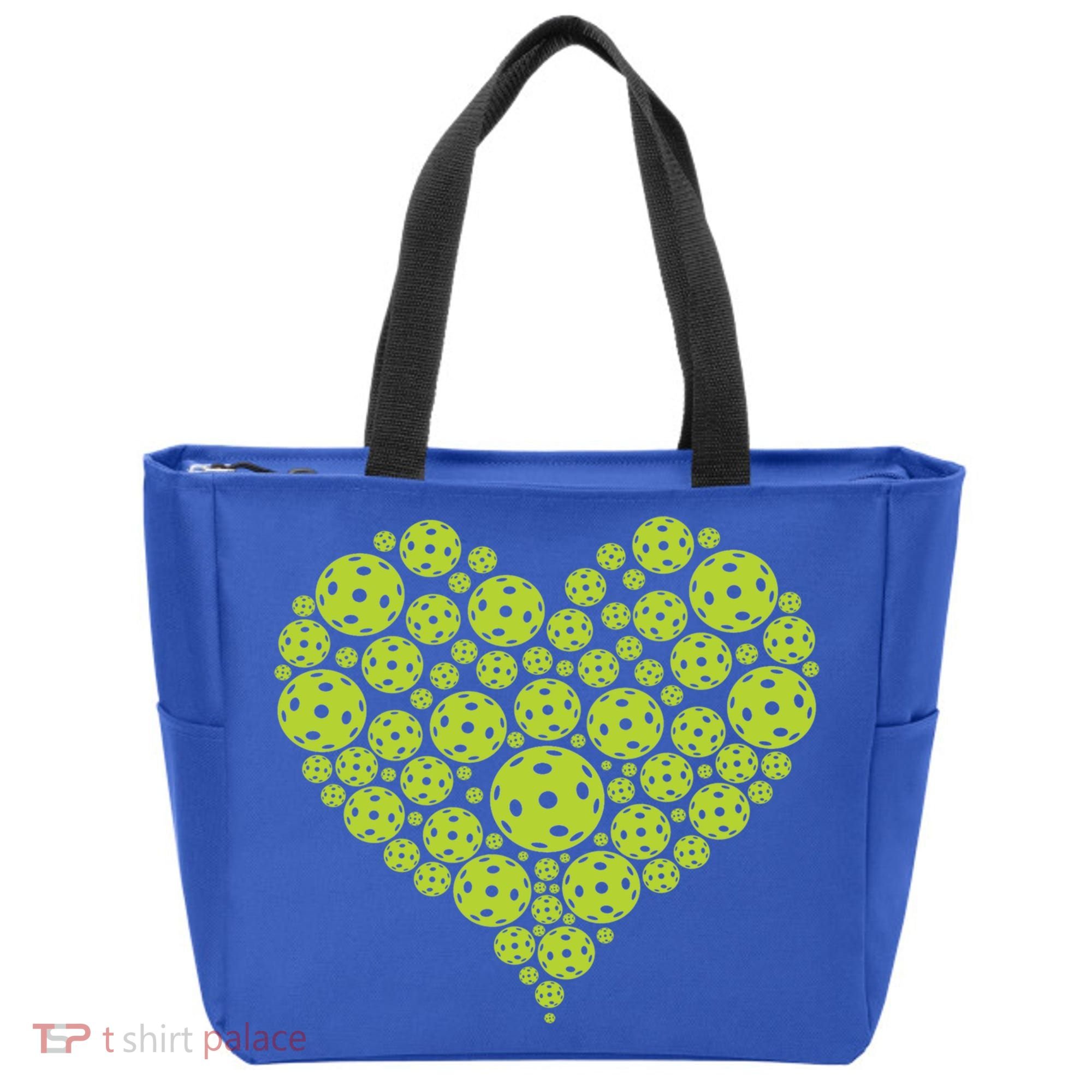 Pickleball Heart Professional Pickleball Game Players Great Gift Tote Bag