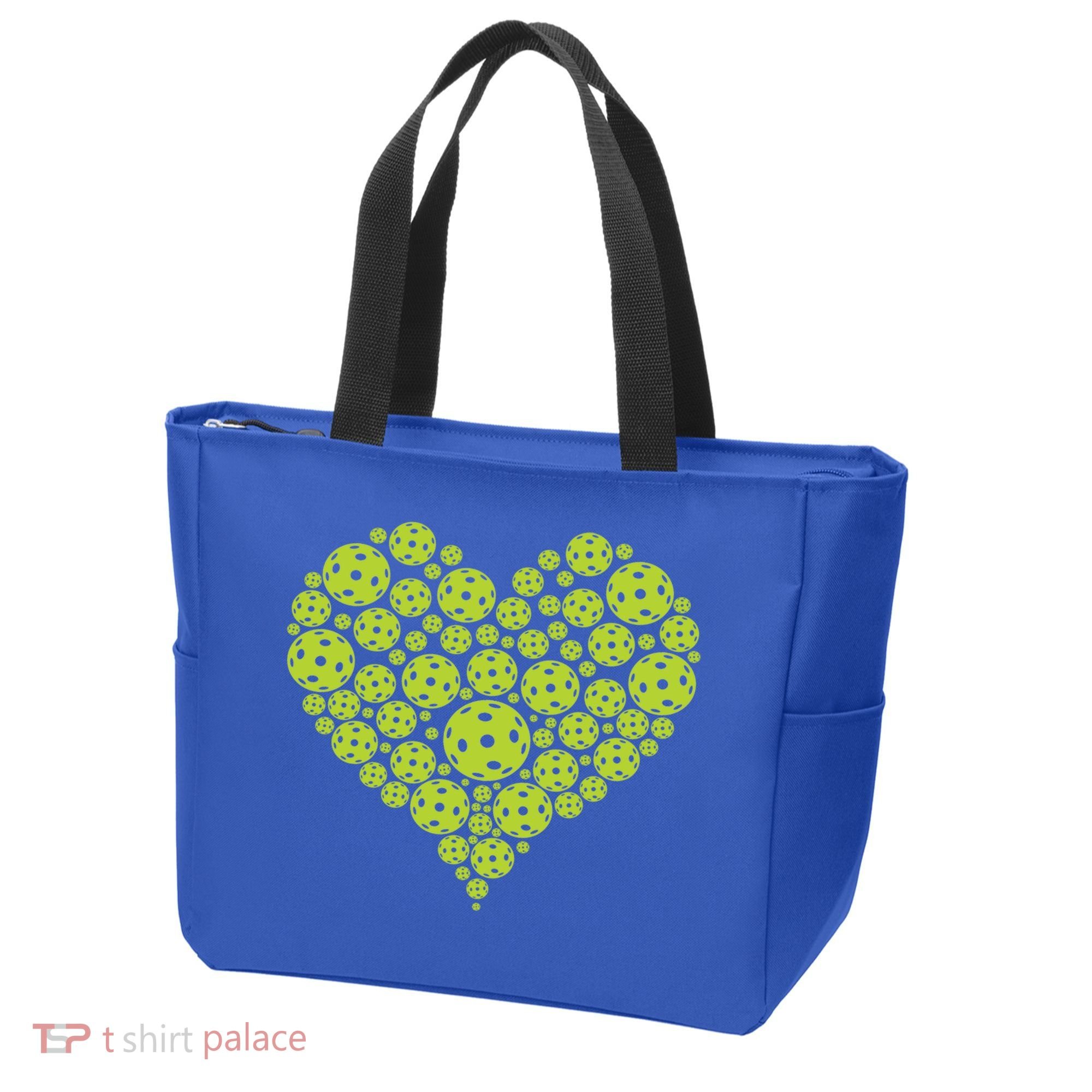 Pickleball Heart Professional Pickleball Game Players Great Gift Tote Bag