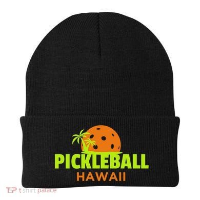 Pickleball Hawaii Palm Tree Gift Beanie