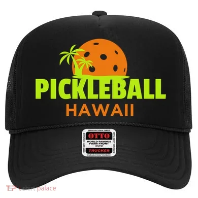 Pickleball Hawaii Palm Tree Gift Hat