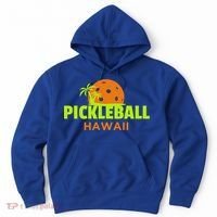 Pickleball Hawaii Palm Tree Gift Hoodie thumb 0