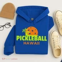 Pickleball Hawaii Palm Tree Gift Hoodie thumb 4