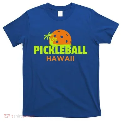 Pickleball Hawaii Palm Tree Gift T-Shirt