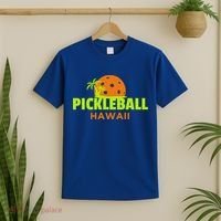 Pickleball Hawaii Palm Tree Gift T-Shirt thumb 2