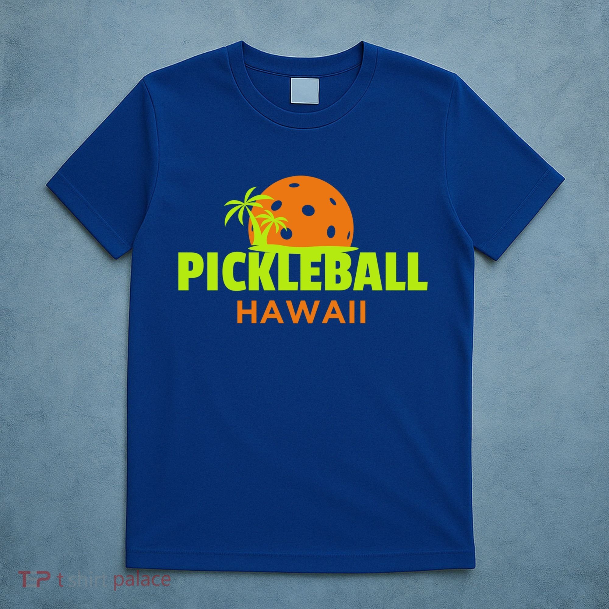 Pickleball Hawaii Palm Tree Gift T-Shirt