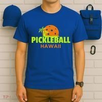 Pickleball Hawaii Palm Tree Gift T-Shirt thumb 6
