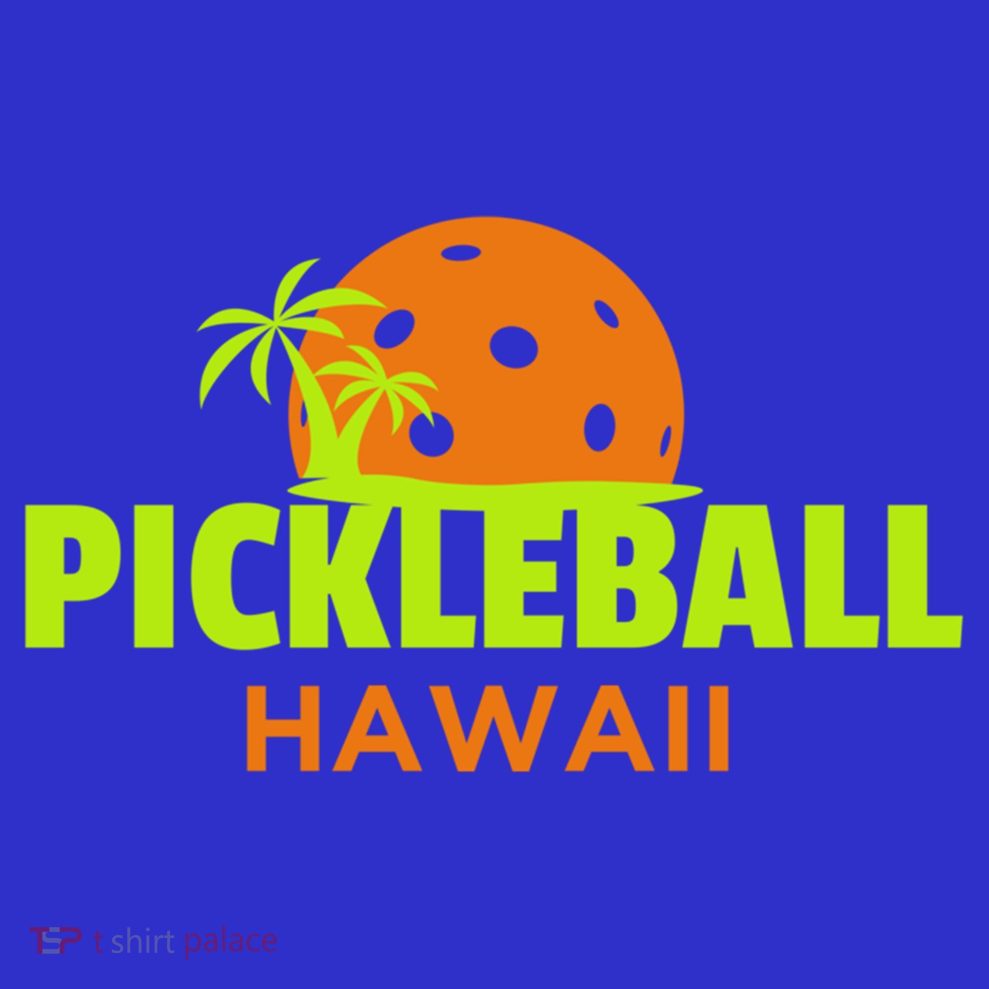 Pickleball Hawaii Palm Tree Gift T-Shirt