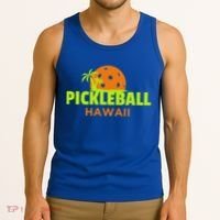 Pickleball Hawaii Palm Tree Gift Tank Top thumb 3