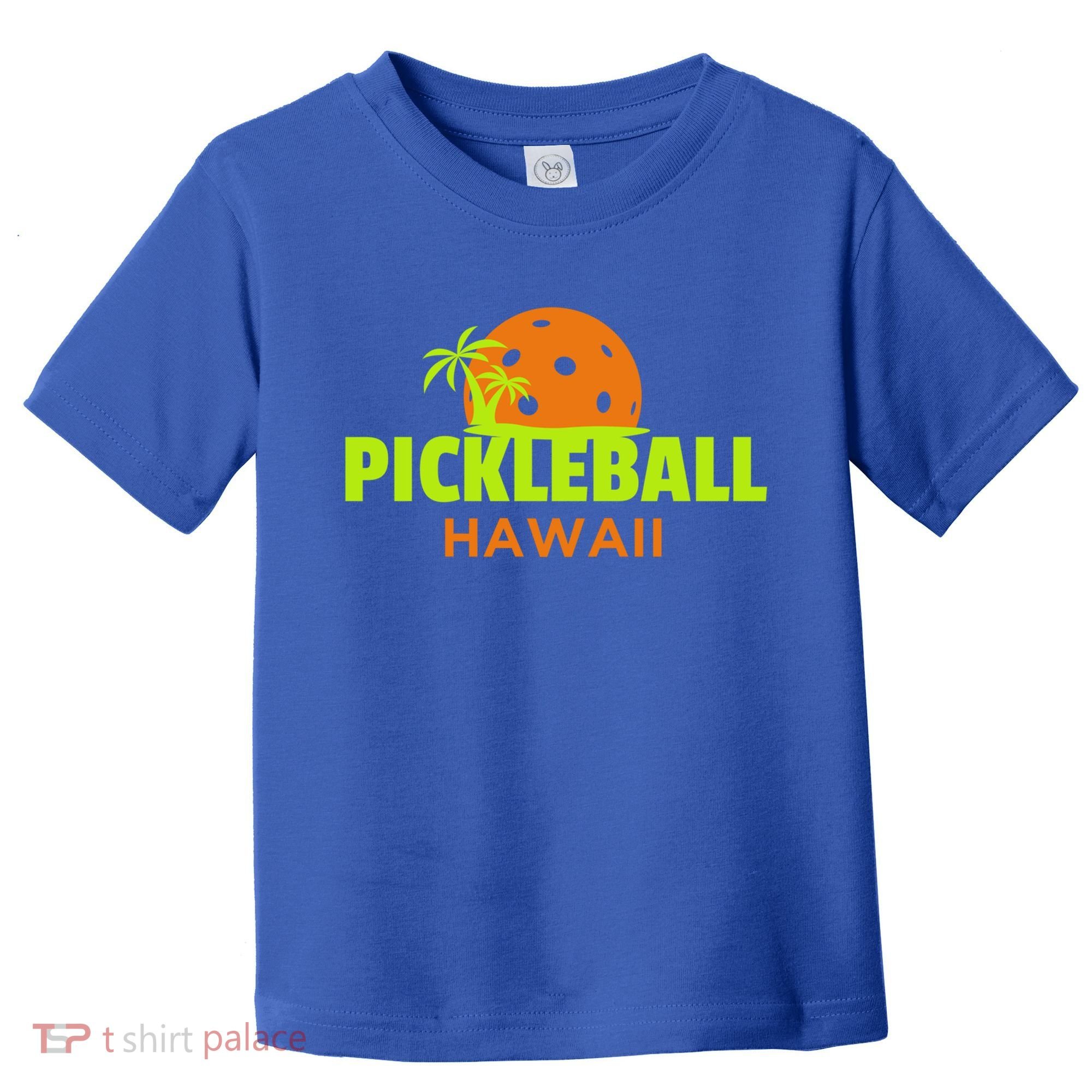 Pickleball Hawaii Palm Tree Gift Toddler T-Shirt