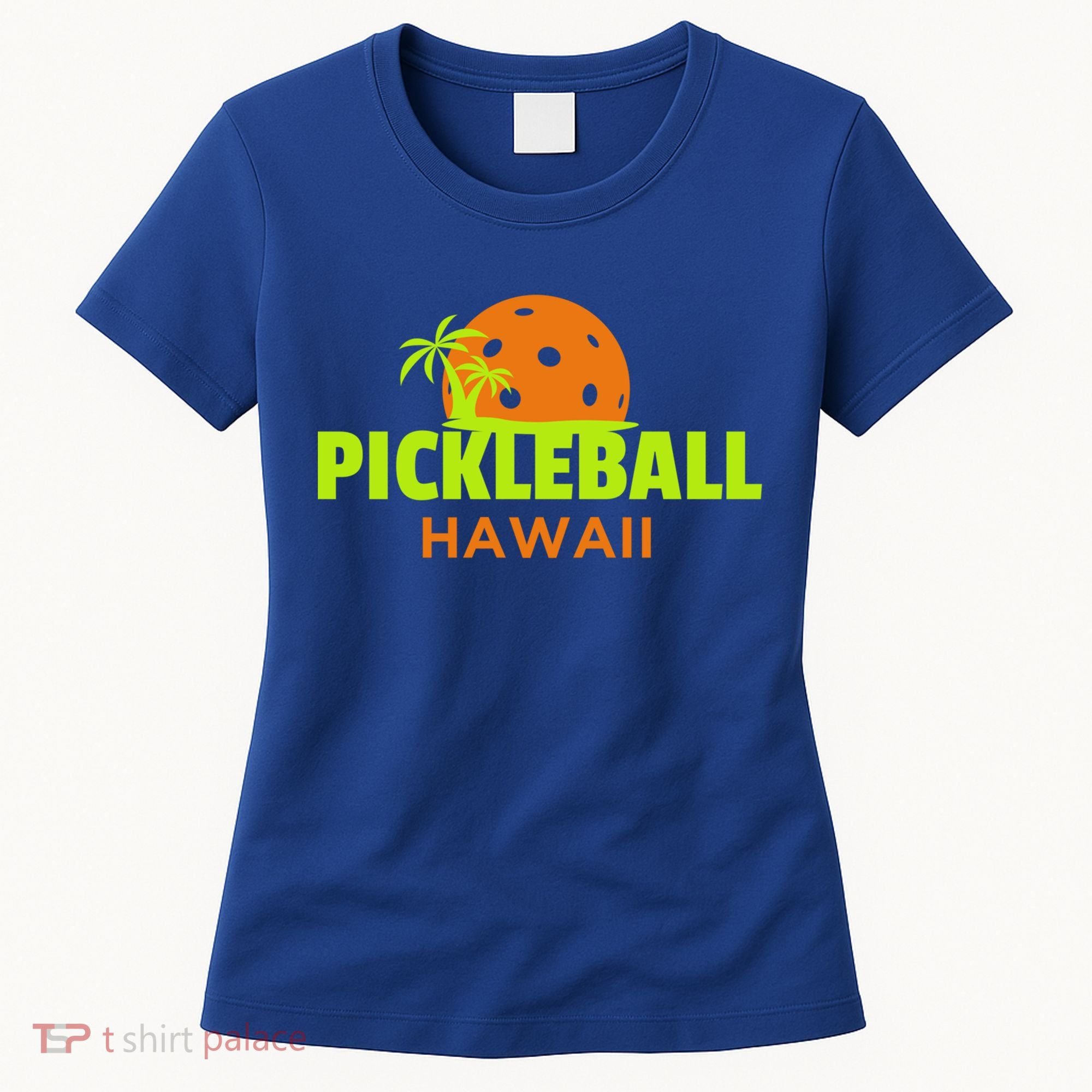 Pickleball Hawaii Palm Tree Gift Women's T-Shirt