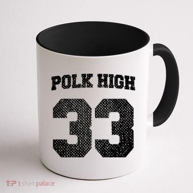 Polk High Coffee Mug back
