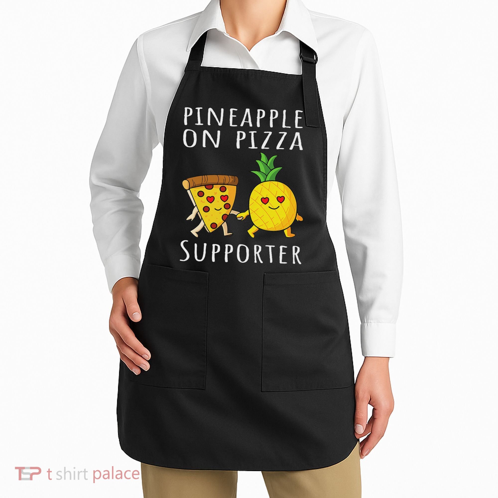 Pizza Hawaii Pineapple Food Pineapple On Pizza Supporter Apron