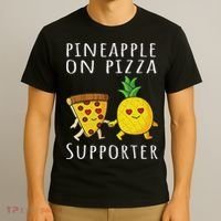 Pizza Hawaii Pineapple Food Pineapple On Pizza Supporter T-Shirt thumb 3