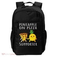 Pizza Hawaii Pineapple Food Pineapple On Pizza Supporter Backpack thumb 0