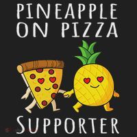 Pizza Hawaii Pineapple Food Pineapple On Pizza Supporter Beanie thumb 2