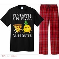 Pizza Hawaii Pineapple Food Pineapple On Pizza Supporter Pajama Set thumb 0