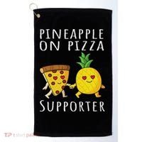 Pizza Hawaii Pineapple Food Pineapple On Pizza Supporter Golf Towel thumb 0