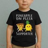 Pizza Hawaii Pineapple Food Pineapple On Pizza Supporter Toddler T-Shirt thumb 2