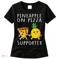 Pizza Hawaii Pineapple Food Pineapple On Pizza Supporter Women's T-Shirt thumb 0