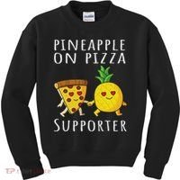 Pizza Hawaii Pineapple Food Pineapple On Pizza Supporter Kids Sweatshirt thumb 0