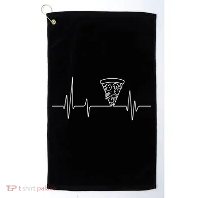 Pizza Heartbeat Golf Towel