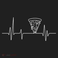 Pizza Heartbeat Golf Towel thumb 3