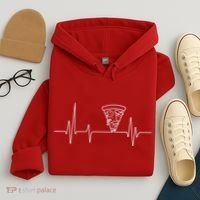 Pizza Heartbeat Hoodie thumb 4