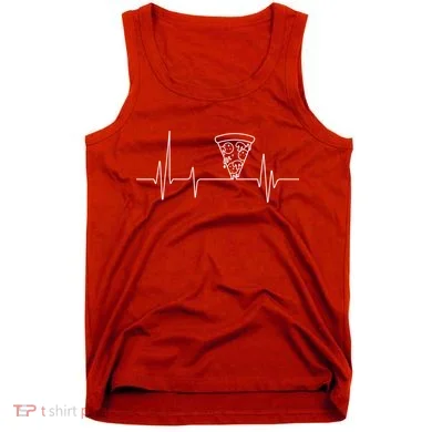 Pizza Heartbeat Tank Top