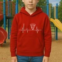 Pizza Heartbeat Kids Hoodie thumb 2