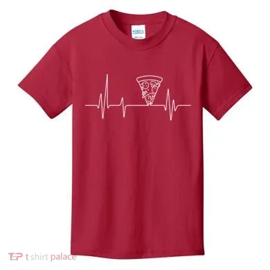 Pizza Heartbeat Kids T-Shirt