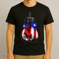 Proud Heritage Puerto Rico Flag Boxing Gloves T-Shirt thumb 3