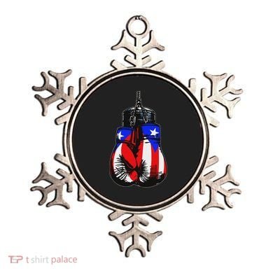 Proud Heritage Puerto Rico Flag Boxing Gloves Ornament
