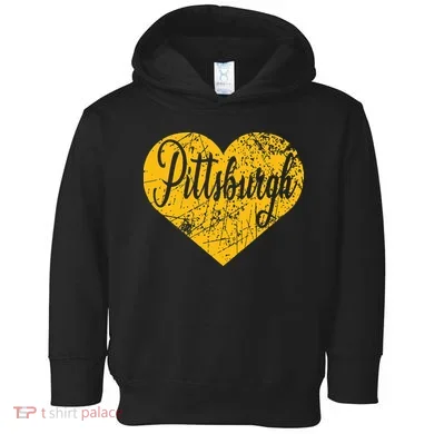 Pittsburgh Heart Toddler Hoodie