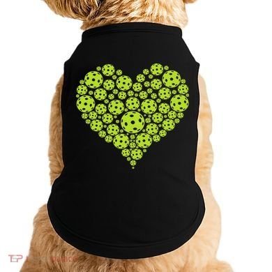 Pickleball Heart Professional Pickleball Game Doggie Tank