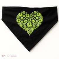 Pickleball Heart Professional Pickleball Game USA-Made Doggie Bandana thumb 0