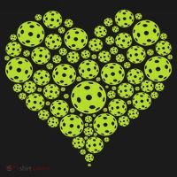 Pickleball Heart Professional Pickleball Game USA-Made Doggie Bandana thumb 2