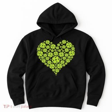 Pickleball Heart Professional Pickleball Game Hoodie