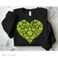 Pickleball Heart Professional Pickleball Game Sweatshirt thumb 2