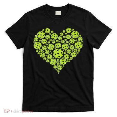Pickleball Heart Professional Pickleball Game T-Shirt