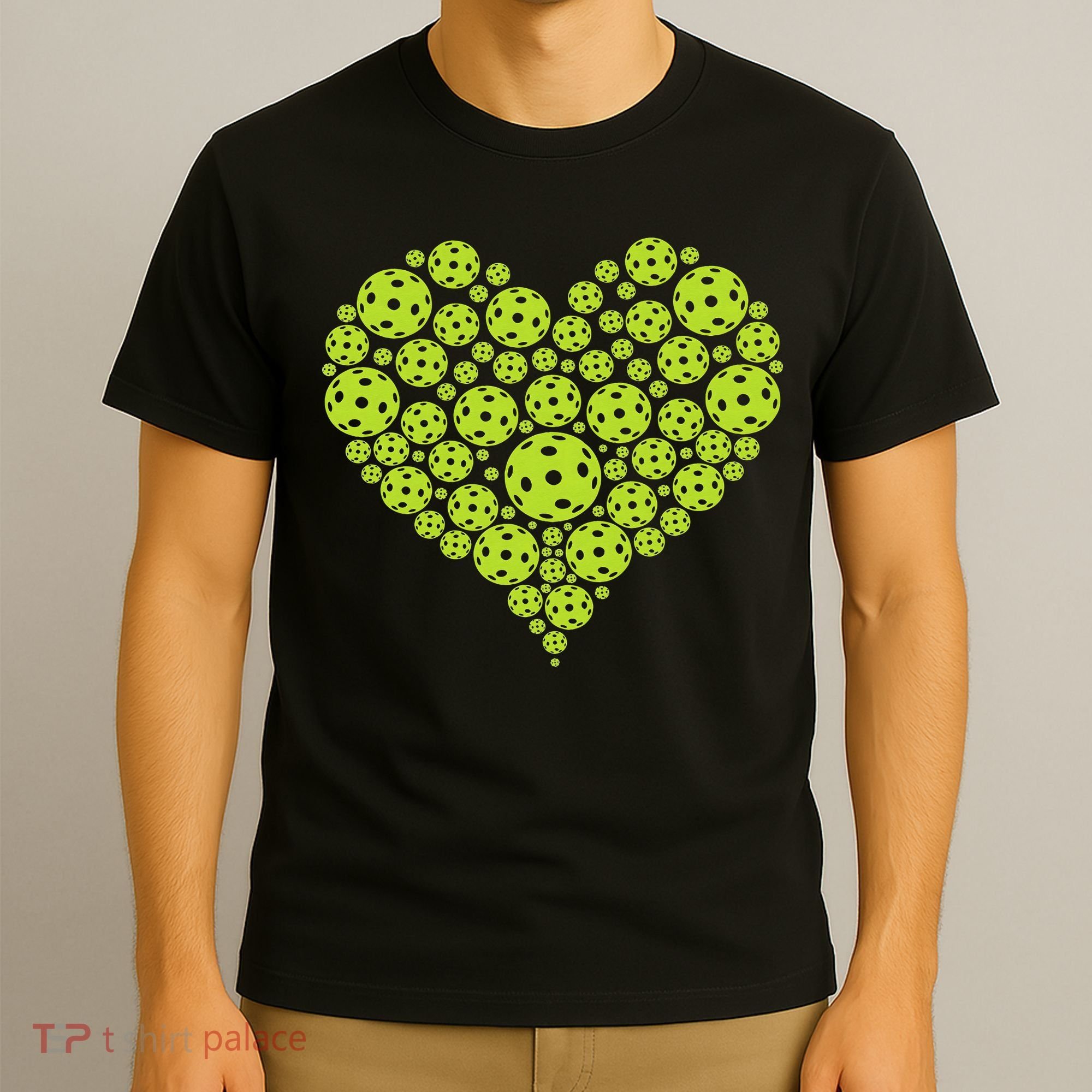 Pickleball Heart Professional Pickleball Game T-Shirt
